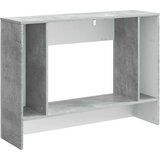  Konzolna stolica Prugasti Betonsko Siva 101 x 29 x 74 cm | shoptok.hr