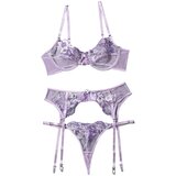 JSY 060 - erotični komplet spodnjega perila - vijoličen - L/XL | Shoptok.si