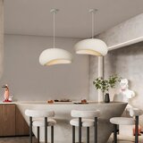 Brilagi Luster na sajli WABI SABI 1xE27/60W/230V &amp;Oslash; 50 cm bela Slike