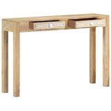  Konzolni stol 110 x 30 x 75 cm masivno izbijeljeno drvo manga | shoptok.hr