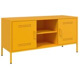 Furnova TV omarica gorčično rumena 100,5x39x50,5 cm jeklo, (21923019) | Shoptok.si