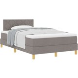 vidaXL box spring krevet s madracem taupe 120x200 cm tkanina | shoptok.hr