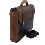 LIGNUM VITAE Torba za laptop Frankie 15.6", Zelena-braon Cene