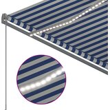  Automatska tenda sa senzorom LED 3x2 5 m plavo-bijela | shoptok.hr