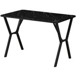 Hanah home Trpezarijski sto Elma 110, 110 x 70 x 74 cm, Crni | Eponuda.ba