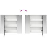 Kupaonski ormar s ogledalom Bijelo 73,5 x 16 x 62,5 cm | shoptok.hr
