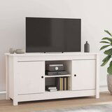 TV omarica bela 103x36,5x52 cm trdna borovina, (20731965) | Shoptok.si