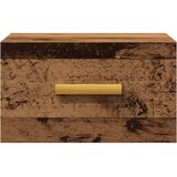  Zidni noćni ormarić boja staro drvo 35 x 35 x 20 cm | shoptok.hr