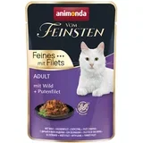 Vom Feinsten Adult 18 x 85 g - Divjačina & puranji file