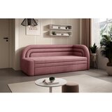 ELTAP Ružičasta sklopiva/s prostorom za odlaganje sofa od šenila s desnim kutom 223 cm Fabillo – | shoptok.hr