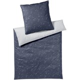 Elegante posteljnina mako saten modra Cene