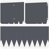  Ograda oko Travnjaka 10 pcs 103 x 30 cm Čelik Antracit | shoptok.hr
