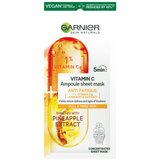 Garnier Skin Naturals negovalna maska za obraz - Anti-Fatigue Ampoule Sheet Mask With Vitamin C | Shoptok.si