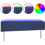  Uzglavlje plavo 183x16x78/88 cm od tkanine | shoptok.hr