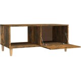 vidaXL Stolić za kavu dimljeni hrast 89,5x50x40 cm konstruirano drvo | shoptok.hr