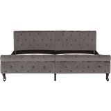 vidaXL okvir za krevet sivi baršunasti 180 x 200 cm | shoptok.hr