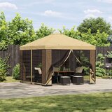 Gazebo 3 x 3 m Krem Poliester i čelik 190 gsm - Krem Bez bočnog zida | shoptok.hr