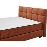 MID.YOU POSTELJA Z VZMETNICO 180 cm x 200 cm , tekstil, leseni material barve konjaka | Shoptok.si