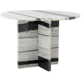 Bloomingville Crno-bijeli mramorni okrugao stolić za kavu ø 61 cm Rosito – | shoptok.hr