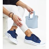 Gemre Navy blue platform sneakers Anbarin | Shoptok.si