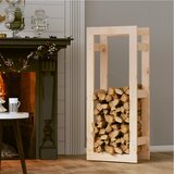  Stalak za drva za ogrjev 41 x 25 x 100 cm od masivne borovine | Eponuda.com
