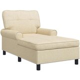  Ležaljka s jastukom Krema 91 x 157 x 91 cm tkanina | shoptok.hr