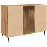 vidaXL Kopalniška omarica artisan hrast 80x33x60 cm inženirski les | Shoptok.si