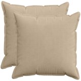  Presvlaka za jastuk 2 kom. HOUTEN Sivosmeđa 80 x 80 cm Kord - Sivosmeđa 80 x 80 cm 2 | shoptok.hr