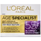 L´Oréal Paris paris dnevna nega za obnavljanje kože age specialist anti-wrinkle 55+ 50ml Cene