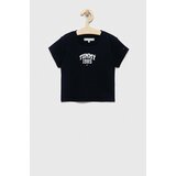 Tommy Hilfiger Otroška kratka majica mornarsko modra barva | Shoptok.si