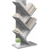 Polica za knjige drvo 4-razine 30 x 18 x 60 cm Siva Sonoma | shoptok.hr