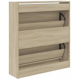 Ormarić za cipele boja hrasta 80x21x87,5 cm konstruirano drvo | Eponuda.ba