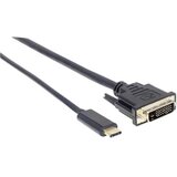 Manhattan Manahttan USB-C v adapter adapter DisplayPort Pretvori signal nadomestnega načina v DisplayPort 4K @ 60Hz izhodni signal 1 m črno USB-C/Disp, (20429501) Cene