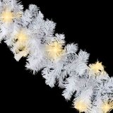 vidaXL Božićna girlanda s LED svjetlima 10 m bijela | shoptok.hr