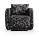 Atelier Del Sofa Fotelja Nora, 75 x 70 x 80 cm, Crna | Eponuda.ba