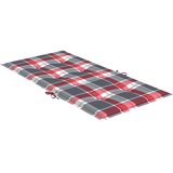  Jastuci za stolice 4 kom crveni karirani 100x50x3 cm od tkanine | shoptok.hr