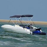 vidaXL Bimini tenda s 3 loki in stranicami 183x(137-152)x137 cm | Shoptok.si