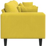 SOFA Žuta 250 x 77 x 76 cm Baršun | Eponuda.com