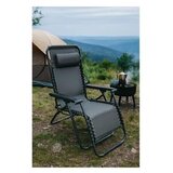  Stolica-ležaljka 162x64x110 cm, siva | Eponuda.com