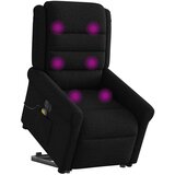 Maison Chic Električni masažni naslanjač - Relax naslanjač s funkcijo vstajanja črn, (22061347) Cene