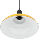 VISILICA podesiva po visini E27 sjajno žuta Ø 31 cm metal | shoptok.hr