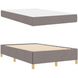  Krevetna konstrukcija Sivo-smeđa 120 x 200 cm tkanina | shoptok.hr