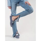GOODIN Blue openwork sneakers made of natural leather | shoptok.hr