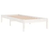  Za krevet od masivne borovine bijeli 90 x 200 cm | shoptok.hr
