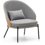 Kave Home Siva/u prirodnoj boji fotelja Eamy – | shoptok.hr