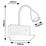 Rabalux Tacito Zidne lampe ( 71089 ) Cene
