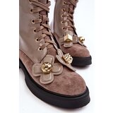 S. BARSKI Stylish Women's Zipper Boots with Ornaments D&A | shoptok.hr