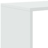 vidaXL Pregrada s knjižno omaro 3-nadst. bela 123x29x123 cm inž. les | Shoptok.si