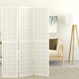  Sklopiva sobna pregrada 3 panela japanski stil 120x170cm bijela | shoptok.hr