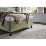 Meise Möbel Svetlo zelena oblazinjena zakonska postelja z letvenim dnom 140x200 cm Piano – | Shoptok.si